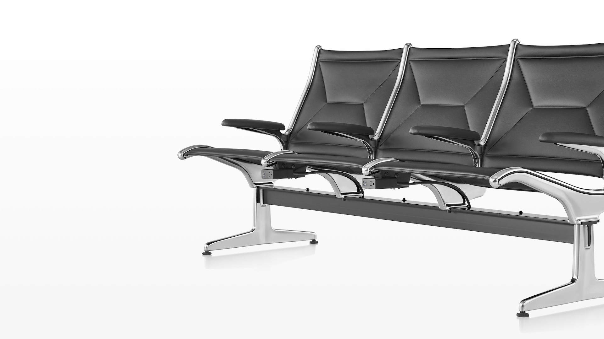 公共座椅|机场椅|办公家具|设计师家具|伊姆斯串联吊索等候排椅